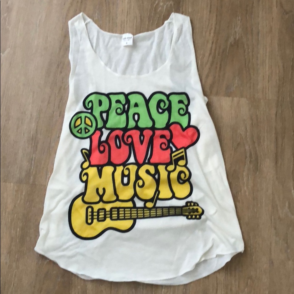 Peace, Love, and Music Tee